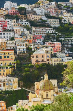 Positano, İtalya'nın doğal görünümü