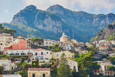 Positano, İtalya'nın doğal görünümü