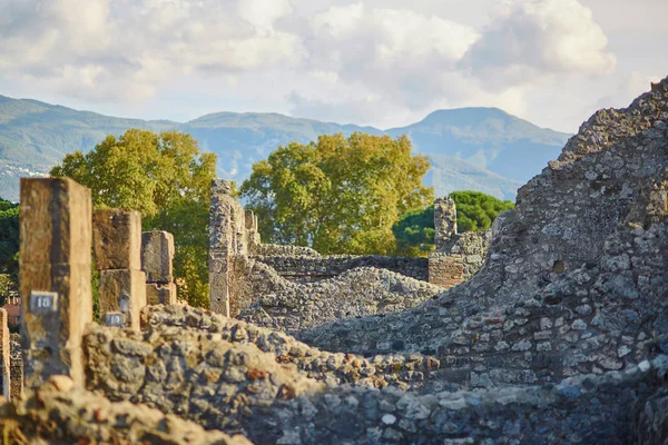 Antike Ruinen in Pompeji, Italien — Stockfoto