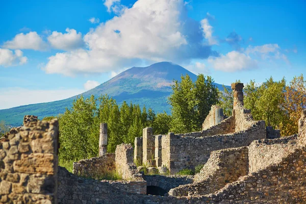 Ancient ruins in Pompeii, in Southern Italy — Stock Photo, Image