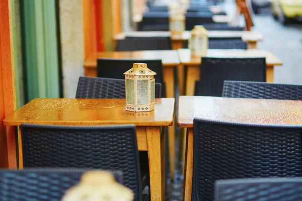 Café im freien in rom, lazio, italien — Stockfoto