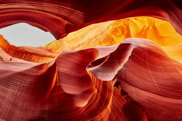 Lower Antelope Canyon in de buurt van Page, Arizona, Verenigde Staten — Stockfoto