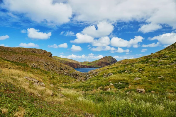 Landscape of Ponta de Sao Lourenco on the Eastern coast of Madeira island, Portugal — Stock Photo, Image