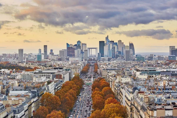 パリ, フランスの空中パノラマ景観ビュー — ストック写真