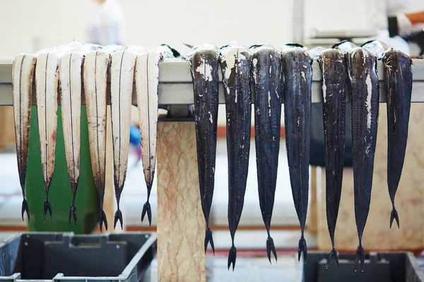 Північноатлантична largehead hairtails на традиційний рибний ринок в Фуншал — стокове фото