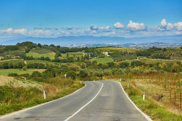 Peyzaj San Quirico d'Orcia, Toskana, İtalya