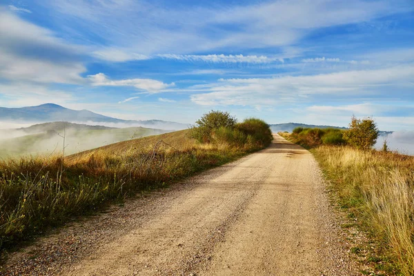 Landscape of San Quirico d'Orcia, Tuscany, Italy — Stock Photo, Image