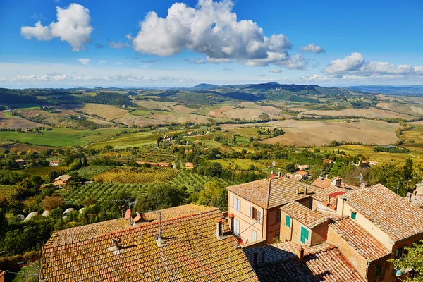 Landschaft von San Quirico d 'orcia, Toskana, Italien — Stockfoto