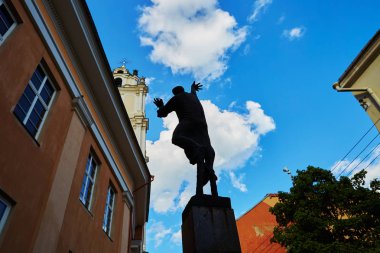 Lamplighter Vilnius Old Town, Litvanya heykeli