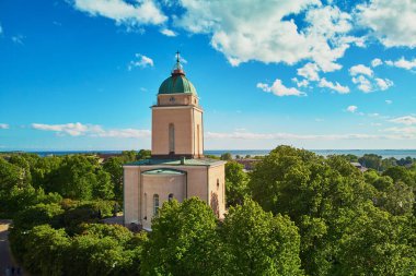 Helsinki, Finlandiya, Kuzey Avrupa yakınlarındaki Suomenlinna 'daki eski şato