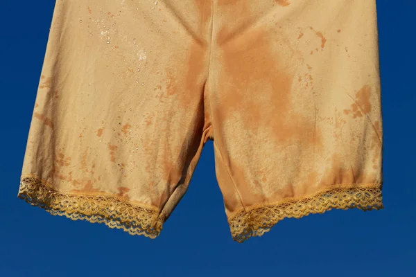 Wet womans underwear. — Stock Photo, Image