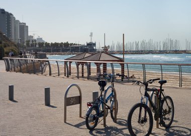 Akdeniz deniz kıyı şeridi.