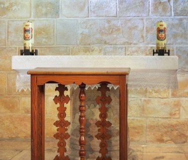 Altar in an Jerusalem.