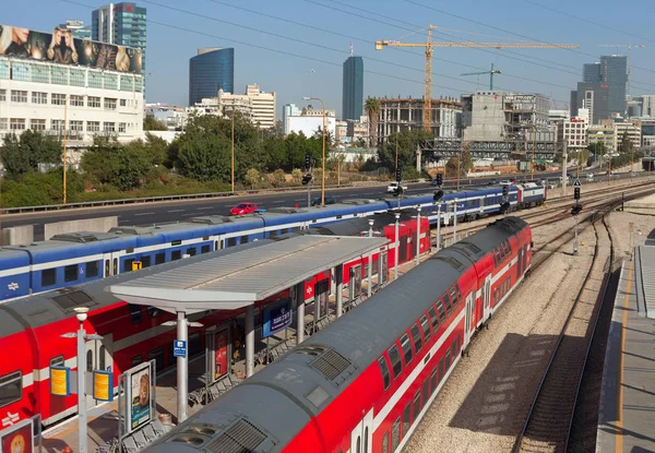 Vista para a estação de railoroad . — Fotografia de Stock