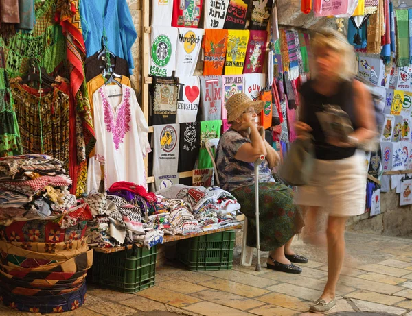 Market on street of Jerusalem. — Stock Photo, Image