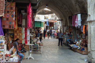 Eski şehir ın Bazaarı.