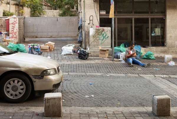 예루살렘의 거리에서. — 스톡 사진