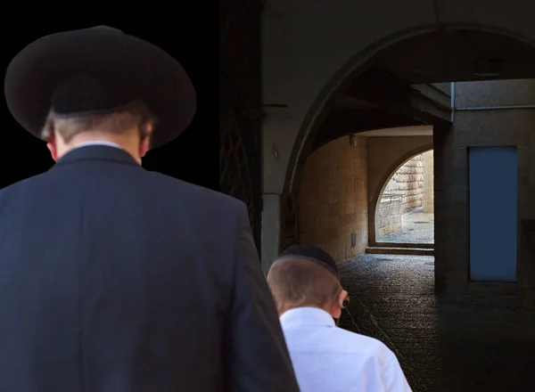 Pria dan anak Yahudi . — Stok Foto