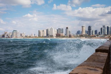 Tel Aviv görünümüne.