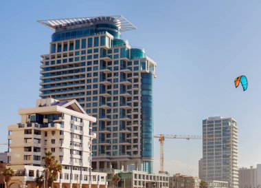 Tel-Aviv görünümüne.