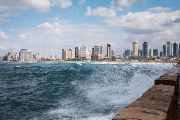 Tel Aviv görünümüne.