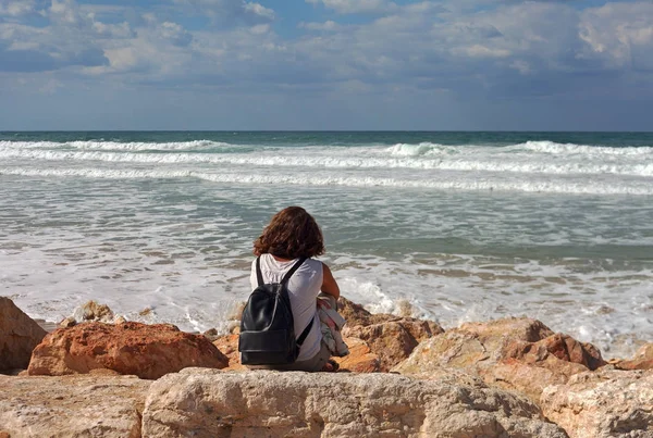 View to the Mediterranean sea. — Stock Photo, Image