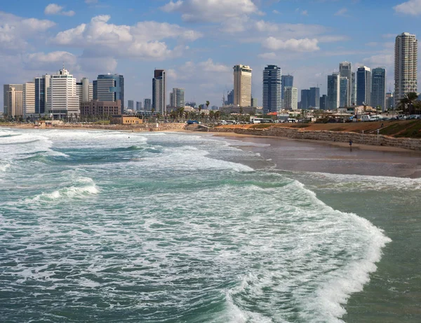 Tel-Aviv görünümüne.