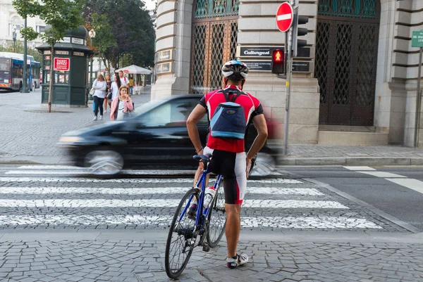 View to the street in Porto, Portugal. — Stock Photo, Image