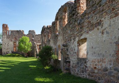 Landscape with ruins.