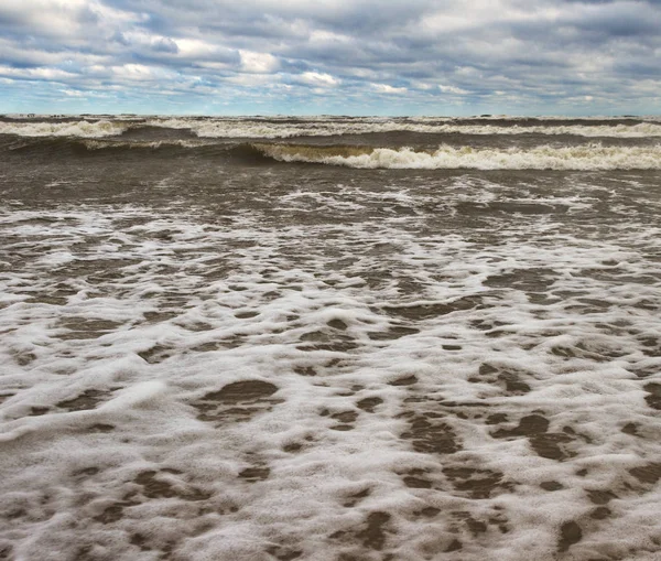 嵐バルト海. — ストック写真