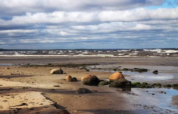 Stony Baltic sea. — Stock Photo, Image