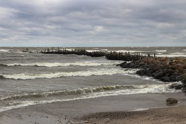 Stormy Baltic sea. — Stock Photo, Image