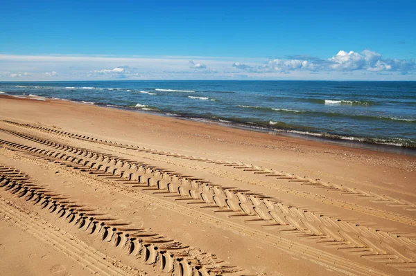 Linea costiera del mare Balltico . — Foto Stock