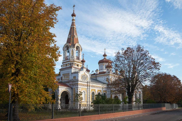 Pequena igreja em Liepaja . — Fotografia de Stock