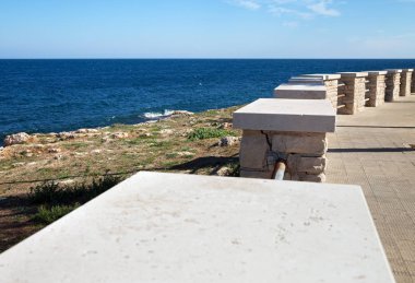 Giovinazzo kıyı şeridi.