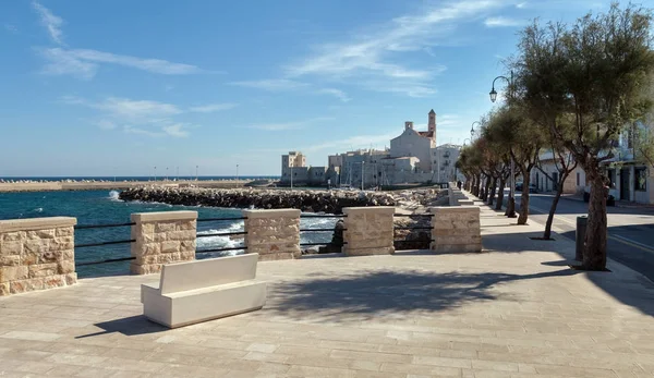 Coastline of Giovinazzo. — Stock Photo, Image