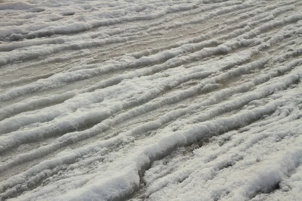 Frostiga våg. — Stockfoto