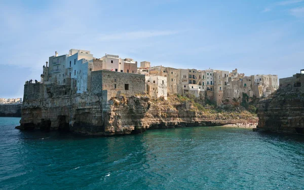 Vista a Polignano a Mare . —  Fotos de Stock