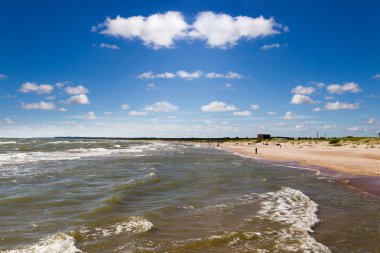 Dalgalı Baltık Denizi.