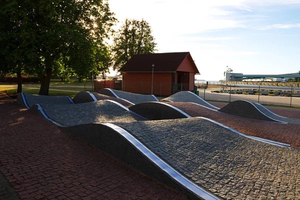 Bicycle pump track.