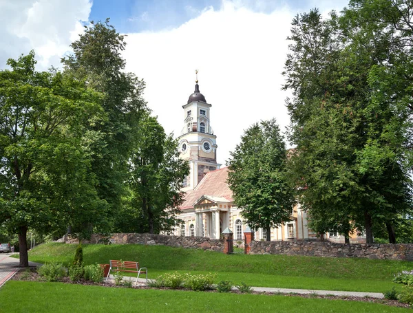 Church in Aluksne. — Stock Photo, Image