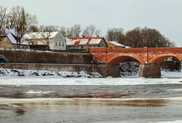 Frühling auf dem Fluss. — Stockfoto