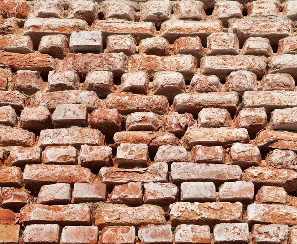 Oppervlakte van oude bakstenen. — Stockfoto