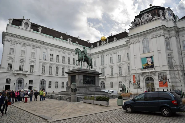Vue sur les célèbres maisons de la vieille ville de Vienne . — Photo
