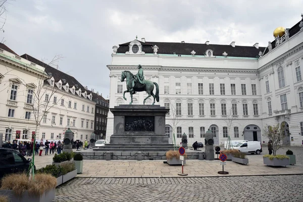Vista de las famosas casas del casco antiguo de Viena . — Foto de Stock
