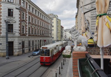 Hundertwasser evi ile sokağa bak.