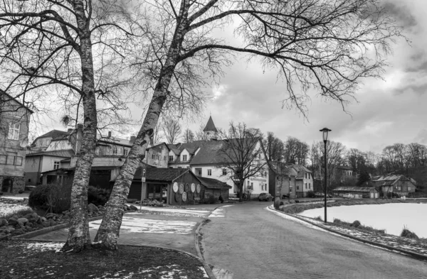 Uitzicht op de oude stad. — Stockfoto