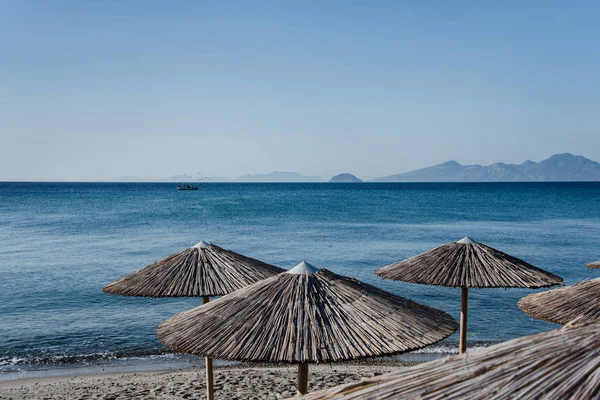 Ege Denizi kıyısında.