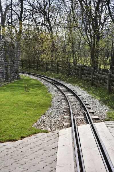 Small narrow gauge railway. — Stock Photo, Image