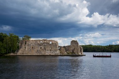 Koknese 'deki harabeler.